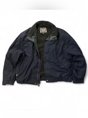 Pacific Trail Navy Windbreaker Jacket with Black Lining